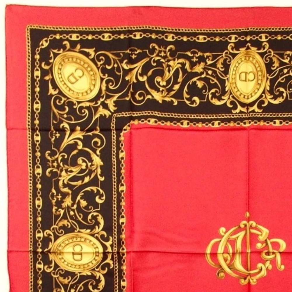 NWT DIOR Signature Logo Silk Scarf 😍❤️ - Picture 12 of 15